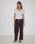 Deiji Studios | Crinkle Top in White - Hey Jude