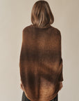 Espresso Mohair Knit Slouch Sweater