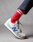 KLUE | Organic Cotton Tennis Socks in Red