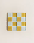 Subtle Art Studios | Glass Tile Coaster in Honey Milk Chocolate - Hey Jude
