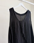Black Linen Cloud Dress