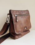 Chaga Zip Front Messenger Bag