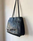 Black Minimal Shoulder Bag