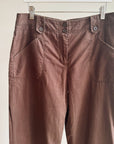 Espresso Cotton Trousers