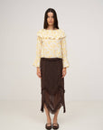 Carmen Says | Chocolate Lace Kerchief Skirt