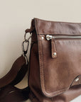 Chaga Zip Front Messenger Bag