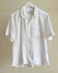 Cloud Linen Short Sleeve Button Up