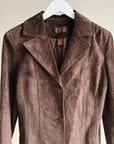 Espresso Suede Blazer