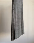Geometric Print Silk Column Skirt