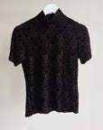 Hickory Velvet Burnout Tee