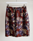 Floral Woven Mini Skirt