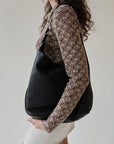 Coach Studded Leather Hobo Bag
