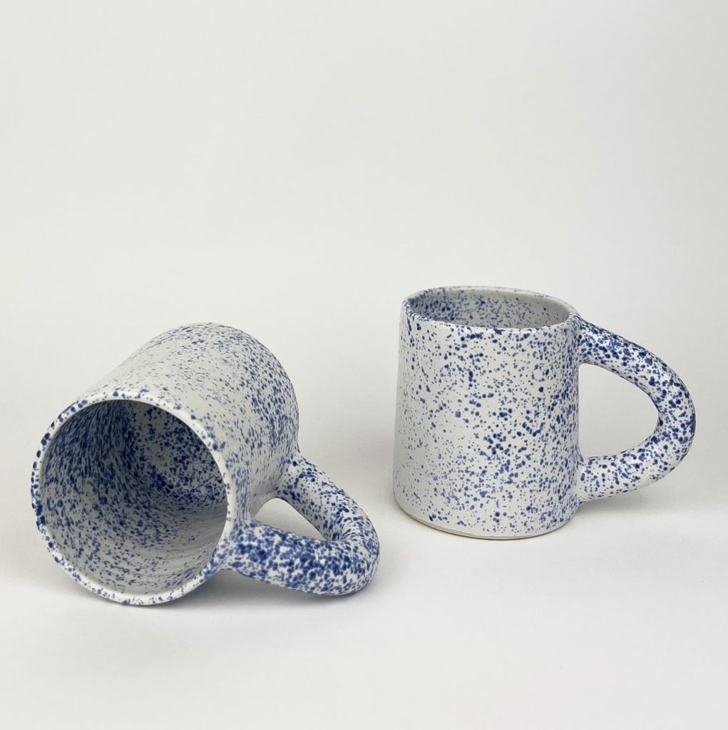 Blue Speckled Mug
