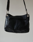 Black Leather Utility Bag