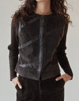 Espresso Rivot Suede Jacket