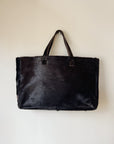 Dark Brown Pony Hair Tote