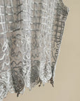 Powder Blue Beaded Embroidered Vest