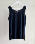 Escada Dark Navy Flowy Silk Tank - Hey Jude