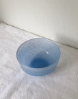 Aqua Blown Glass Mini Bowl