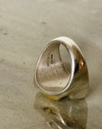Avant Garde Chunky Sterling Silver Ring | Size 7 - Hey Jude