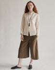 Ivory Boxy Paper-thin Silk Blouse - Hey Jude
