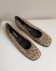 Leopard Print Slip On Loafers | Size 37