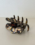 Parcelona | Earthy Silver Swirl 2.5” Hair Claw