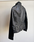 Onyx Leather Utility Jacket