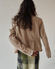 Stone Leather Zip Jacket