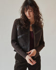 Espresso Rivot Suede Jacket