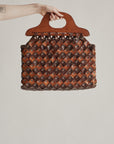 Auburn Patchwork Leather Bag