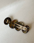 Parcelona | French Earthy Swirls Hair Barrette - Hey Jude