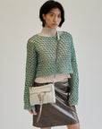 Dove Leather Chain Strap Purse - Hey Jude