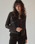 Espresso Rivot Suede Jacket