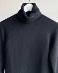 Onyx Soft Merino Wool + Angora Turtleneck