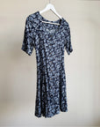 Ocean Floral Button Up Dress - Hey Jude