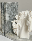 Horsegirl Marble Bookends