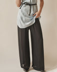 Obsidian Sheer Palazzo Pants