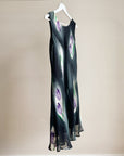 Tulip Print Silk Dress