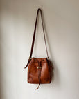 Auburn Drawstring Leather Purse