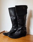Stephane de Raucourt Tall Leather Boots | Size 40 - Hey Jude