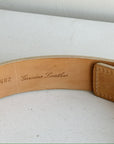 Camel Italian Leather Belt