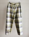 Sage + Gray Windowpane Trousers - Hey Jude