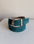 Teal Suede Belt
