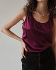 Merlot Silk Tank