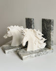 Horsegirl Marble Bookends