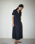 Deiji Studios | Draw Hem Dress in Black