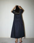 Deiji Studios | Draw Hem Dress in Black