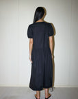 Deiji Studios | Draw Hem Dress in Black