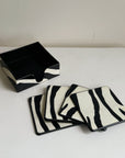 Zebra Coaster Set